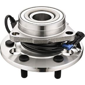 JLEO 515024 4WD Front Wheel Bearing and Hub Assembly Compatible with 95-99 Chevy GMC K1500 K2500 Tahoe Yukon,Compatible with 99-00 Cadillac Escalade (1)