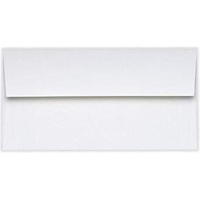 LUXPaper #9 Slimline Invitation Envelopes | Peel & Press | 3 7/8" x 8 7/8" | Black Linen | 80lb. Text | 1,000 Qty