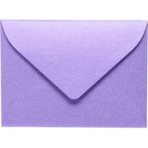 LUXPaper #17 Mini Envelopes | 2 11/16" x 3 11/16" | Amethyst Metallic | 80lb. Text | 1,000 Qty