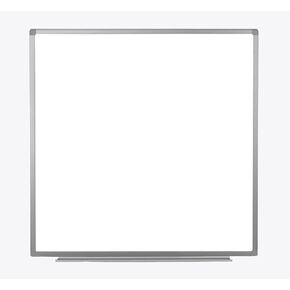 289-WB4848W 48"W x 48"H Wall-Mounted Magnetic Whiteboard