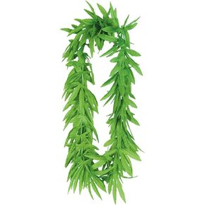 Tropical Fern Leaf Lei (green) Party Accessory  (1 count)