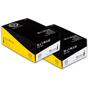 Mountain Bike Inner Tube, 26" x 1.90"-2.35" 48mm Presta Valve, Threaded with Removable Core. Mountain Bike