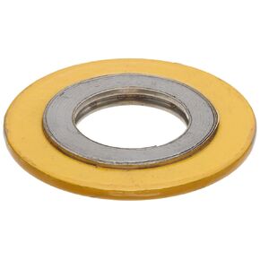 Metal Reinforced Pure Graphite Flange Gasket, Ring, Fits Class 150 Flange, 1" Pipe Size, 1-1/4" ID, 2-5/8" OD (Pack of 1)