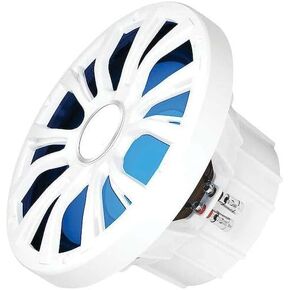 SEACHOICE 10" 800 Watt Black Subwoofer with LED Illumination, Marine Grade Subwoofer