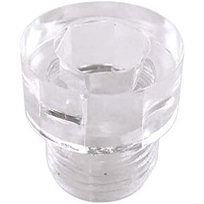 Clear Hex Timing Plug Sight Window - Fits All Harley Big Twin FX/FL, Touring, Softail, Dyna, FXR & Sportster Models - Harley Transparent Engine/Motor Timing Tool - Chopper Bobber AMA_HEX