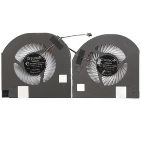 استبدال مروحة تبريد الكمبيوتر المحمول الجديدة CPU+GPU لـ DELL Precision 17 7730 M7730 7740 M7740 Series NS85C14-17G25 NS85C15-17G26 MG75090V1-C140-S9A MG75090V1-C150-S9A DC5V 0.4A Fan