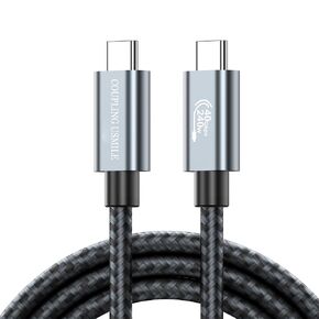 USB C Cable for Thunderbolt 3/4, Supports Single 8K Or Dual 4K@60HZ Display/40G Data Transfer/240W USB C Charging, Compatible with iPhone 15Pro/15ProMax, MacBook, iPad Pro, Hub