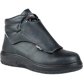 COFRA Leather Work Boots - HEAT SHIELD Treadless Footwear with Composite Safety Toe & Heat Defender Nitrile Rubber Outsole - Size 12