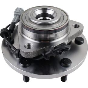MACEL 515125 Front Wheel Bearing Hub Assembly Compatible with Nissan Armada Titan 2008-2012, Infiniti QX56 2008-2010 6Lugs w/ABS
