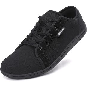Men's Women's Minimalist Lace-up Walking Shoes Wide Barefoot Casual Fashion Sneakers | Zero-Drop Sole | Wide Toe-Box
