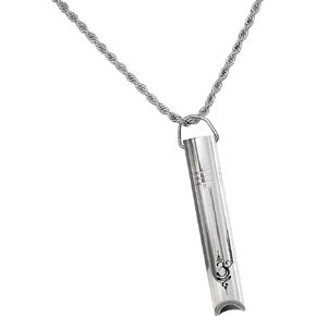 قلادة صافرة لتخفيف القلق من آرتسي وودسي، قلادة لتخفيف التوتر، أداة التنفس العميق الذهن، تخفيف القلق الطبيعي، مجوهرات التأمل، تهدئة الاسترخاء، إبطاء التنفس in Kuwait