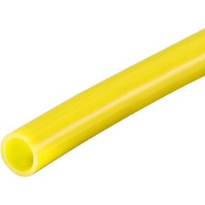 DMiotech 1/4" ID x 5/16" OD, 13.12Ft Long PA12 Nylon Aquarium Air Tubing Pneumatic Nylon Tube Hose Yellow for Air Brake System