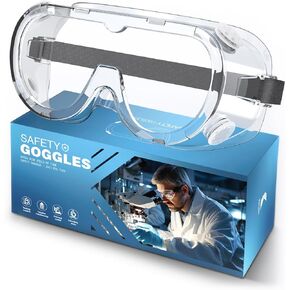 Safety Goggles Lab Anti-Fog Glasses - Eye Protection Goggles for Science Lab Class for Women Men