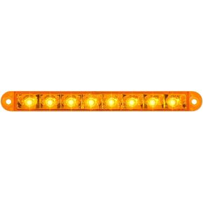GG Grand General 74760 Light Bar (6-1/2" Pearl Amber 8 LED, 3 Wires)