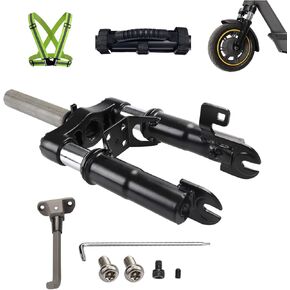 تعليق أمامي لـ Ninebot Max G30 G30LP G30E G30D شوكة تعليق دراجات كهربائية ممتصة للصدمات مجموعة ملحقات التعليق الأمامي مع حزام مقبض سترة أمان عاكسة in Kuwait