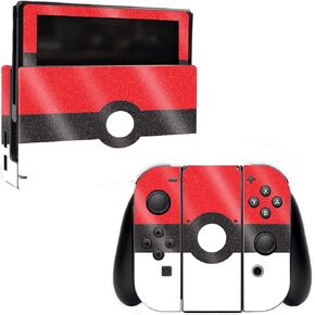 MightySkins Glossy Glitter Skin for Nintendo Switch - Battle Ball | Protective, Durable High-Gloss Glitter Finish | Easy to Apply, Remove, and Change Styles | Made in The USA