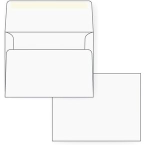 A2 Invitation Envelopes (4 3/8 x 5 3/4) - 60lb. Bright White (1000 Qty.)