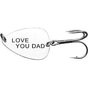 Fishing Lure Hook Dad Birthday Gift Fisherman Gift Appreciation Gift for Dad Christmas Thank You Gift for Daddy Father Papa Father Gift from Daughter Son Fishing Hook