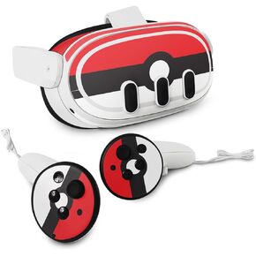 MightySkins Skin Compatible with Meta Quest 3 - Battle Ball | Protective, Durable, and Unique Vinyl Decal wrap Cover | Easy to Apply & Change Styles | Made in The USA