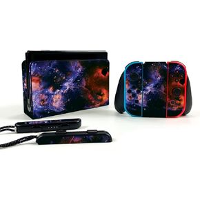 MightySkins Skin Compatible with Nintendo Switch OLED - Andromeda | Protective, Durable, and Unique Vinyl Decal wrap Cover | Easy to Apply, Remove, and Change Styles | Made in The USA