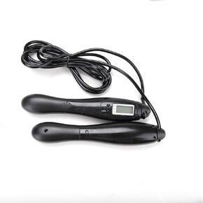Mind Reader Adjustable Jump Rope with Digital Counter, Wire Cable, Tangle-Free for Indoor Outdoor Fitness, Pink