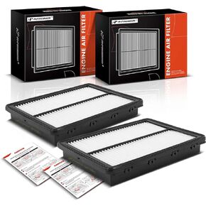 A-Premium 2-PC Engine Air Filter Compatible with Hyundai Santa Fe 2019-2020, Palisade, Santa Fe Sport & Kia Sedona 2015-2021, Sorento 2016-2020, Telluride 2020-2023, Rigid Panel, Replace# 28113A9100