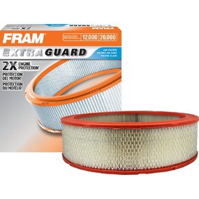 FRAM Extra Guard CA326 Replacement Engine Air Filter for Select Pontiac Oldsmobile, GMC, Chevrolet, Cadillac, Buick and Avanti Models, Provides Up to 12 Months or 12,000 Miles Filter Protection