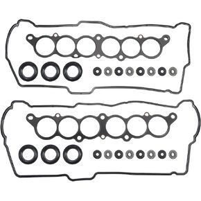 X AUTOHAUX Cylinder Head Gasket Set Engine Gasket Kit for Toyota 4Runner Tacoma Tundra 3.4L V6 Engine Cylinder Valve Cover Gasket