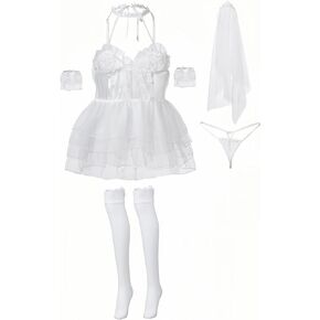 SUPA Women Sexy Cute Cosplay Romantic Wedding Dress Lingerie in Saudi Arabia