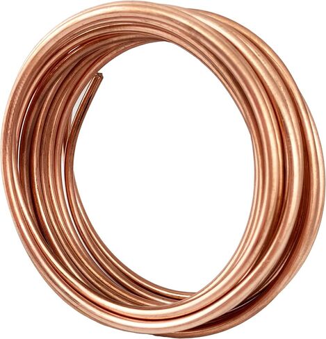 32.8 Feet Soft Round Copper Wire Bendable Metal Wire Jewelry Craft Wire Beading Floral Making Jewelry Making Doll Making (6 Gauge/4mm) in Saudi Arabia