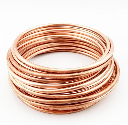 32.8 Feet Soft Round Copper Wire Bendable Metal Wire Jewelry Craft Wire Beading Floral Making Jewelry Making Doll Making (6 Gauge/4mm) in Saudi Arabia