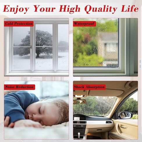 40 Feet Rubber Weather Stripping Door Seal Strip, Front Door Seal Strip Door Weather Stripping, Self-Adhesive Backing Window Seal Strip (White) in Saudi Arabia