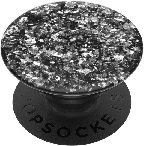 ​​​​PopSockets: Phone Grip with Expanding Kickstand, Pop Socket for Phone - Silver Foil Confetti in Saudi Arabia
