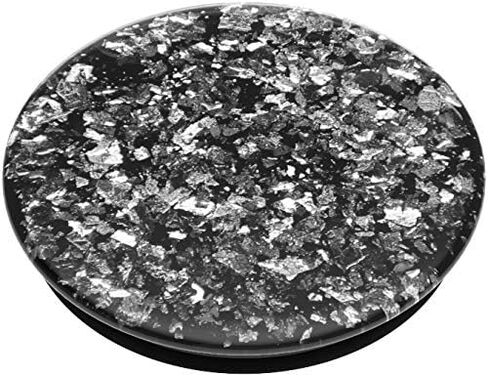 ​​​​PopSockets: Phone Grip with Expanding Kickstand, Pop Socket for Phone - Silver Foil Confetti in Saudi Arabia