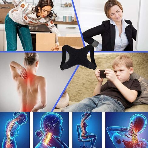 مصحح الوضعية للنساء والرجال، دعامة الظهر، مصحح الوضعية، دعامة الظهر للرجال أسفل الظهر، دعم الظهر، دعامة كتف قابلة للتنفس، تخفيف آلام الظهر، مكواة فرد الظهر، دعامة الظهر للوضعية in Kuwait