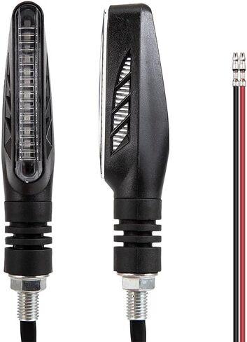 2PCS Motorcycle Indicators Flowing Turn Signal Lights 12V LEDs Bulbs for Motorbike Turning Indicators in Saudi Arabia