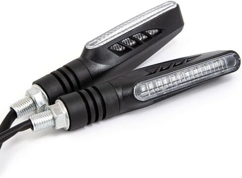 2PCS Motorcycle Indicators Flowing Turn Signal Lights 12V LEDs Bulbs for Motorbike Turning Indicators in Saudi Arabia
