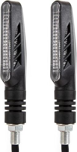2PCS Motorcycle Indicators Flowing Turn Signal Lights 12V LEDs Bulbs for Motorbike Turning Indicators in Saudi Arabia