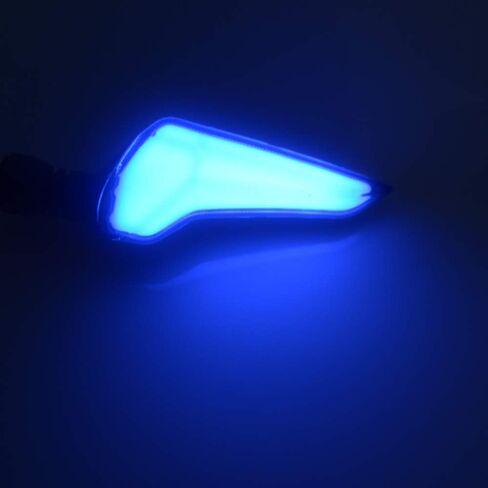 2 قطعة مؤشرات دراجة نارية تتدفق بدوره أضواء الإشارة 12 فولت المصابيح لمبات للدراجات النارية تحول المؤشرات in Kuwait