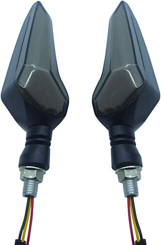 2 قطعة مؤشرات دراجة نارية تتدفق بدوره أضواء الإشارة 12 فولت المصابيح لمبات للدراجات النارية تحول المؤشرات in Kuwait