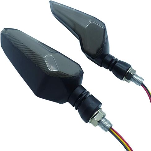 2 قطعة مؤشرات دراجة نارية تتدفق بدوره أضواء الإشارة 12 فولت المصابيح لمبات للدراجات النارية تحول المؤشرات in Kuwait