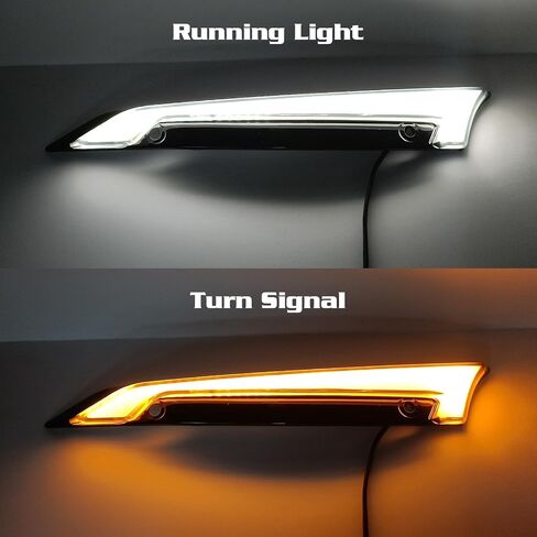HDBUBALUS Motorcycle LED Windshield Trim Lights Running Turn Signal Windshield Decorative Lamps Fit For Harley Road Glide FLTRX 2015-up Black in Saudi Arabia