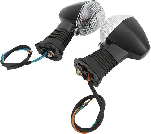 KIMISS Motorcycle Turn Signal Light, ABS Front Turn Signal Light Indicator Lamp 12V Blinkers Indicator Lamp Replacement for DL 1000 VStrom 20062012 (Transparent) in Saudi Arabia