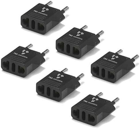 United States to Indonesia/Bali Travel Power Adapter to Connect North American Electrical Plugs to Indonesian Outlets for Cell Phones, Tablets, eReaders, and More (2-Pack, Black) in Saudi Arabia