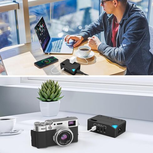 محول الجهد الكهربي الأمريكي إلى أوروبا ومجموعة محول الطاقة، 2300 وات 220 فولت إلى 110 فولت، محول قابس السفر الأوروبي العالمي، محول السفر لمجفف الشعر، 4 محول طاقة قابس، تنحي للمملكة المتحدة وإيطاليا in Kuwait