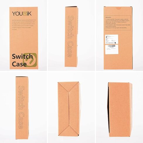 Younik Switch Case for Switch 2017, Portable Switch Carrying Case, 14 in 1 Accessories Kit with Switch Travel Case, Screen Protector, Cover, Game Card Case and Strap in Saudi Arabia