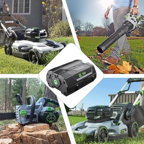 استبدال FirstPower لبطارية EGO المتوافقة مع بطارية EGO 56V 6.0Ah BA2800 BA4200 BA1400 بطارية بديلة ليثيوم أيون متوافقة مع أدوات الطاقة EGO 56V جزازة العشب ومنفاخ الأوراق والمنشار in Kuwait