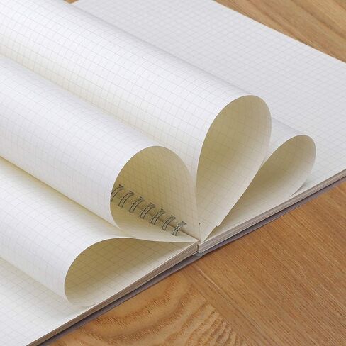 RETTACY Bullet Dotted Journal 3 عبوات - دفتر ملاحظات حلزوني شبكي منقط مقاس A5 مع 160 صفحة في كل حزمة، ورق ممتاز خالٍ من الأحماض 100 جرام في المتر المربع، يوميات رصاصة، رسم، ربط حلزوني مزدوج السلك، 5.7 بوصة × 8.22 بوصة in Kuwait
