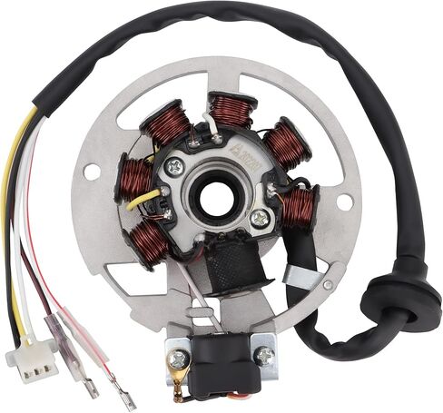 WOOSTAR الإشعال Magneto الجزء الثابت 7 لفائف 5 سلك استبدال ل2 السكتة الدماغية 50cc 70cc 90cc JOG50 XH90 Minarelli الصينية سكوتر الدراجة ATV 4 ويلر رباعية in Saudi Arabia