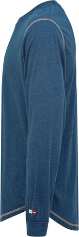 TICOMELA FR Shirts for Men 4oz Lightweight Flame Resistant Crewneck T-Shirts 100% Cotton Fire Retardant Henley Shirts in Saudi Arabia